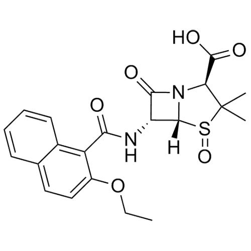 (2S,5R,6R)-6-(2-ethoxy-1-naphthamido)-3,3-dimethyl-7-oxo-4-thia-1-azabicyclo[3.2.0]heptane-2-carboxylicacid4-oxide