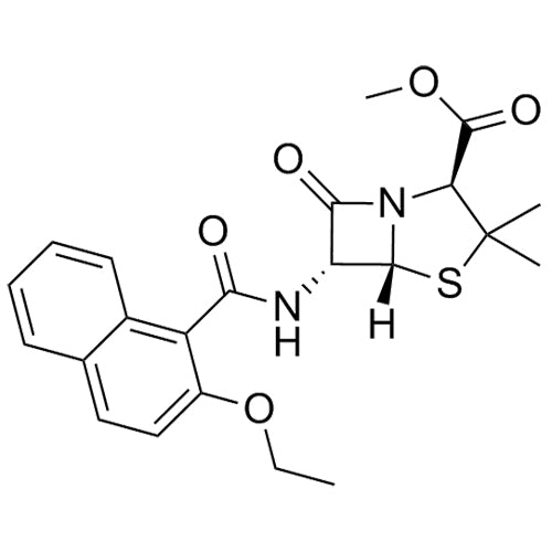 (2S,5R,6R)-methyl6-(2-ethoxy-1-naphthamido)-3,3-dimethyl-7-oxo-4-thia-1-azabicyclo[3.2.0]heptane-2-carboxylate