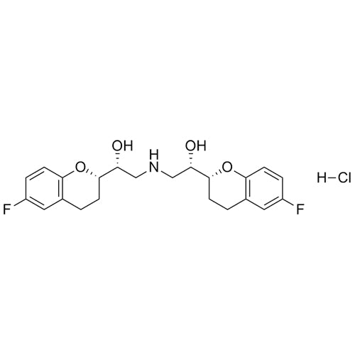 (S)-1-((R)-6-fluorochroman-2-yl)-2-(((R)-2-((S)-6-fluorochroman-2-yl)-2-hydroxyethyl)amino)ethanolhydrochloride
