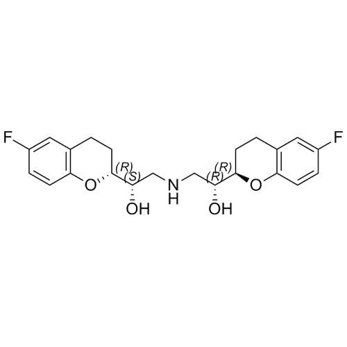 (RS,RR)(S)-1-((R)-6-fluorochroman-2-yl)-2-(((R)-2-((R)-6-fluorochroman-2-yl)-2-hydroxyethyl)amino)ethanol