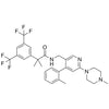2-(3,5-bis(trifluoromethyl)phenyl)-2-methyl-N-((6-(4-methylpiperazin-1-yl)-4-(o-tolyl)pyridin-3-yl)methyl)propanamide