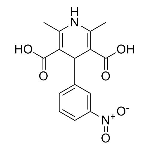 2,6-dimethyl-4-(3-nitrophenyl)-1,4-dihydropyridine-3,5-dicarboxylic acid
