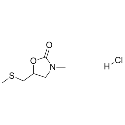 3-methyl-5-((methylthio)methyl)oxazolidin-2-one hydrochloride