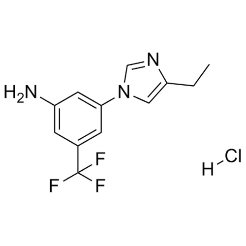 3-(4-ethyl-1H-imidazol-1-yl)-5-(trifluoromethyl)aniline hydrochloride