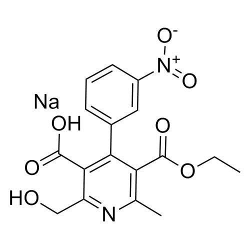 5-Carboxy-6-Hydroxymethyl-Dehydro-Nitrendipine Sodium Salt