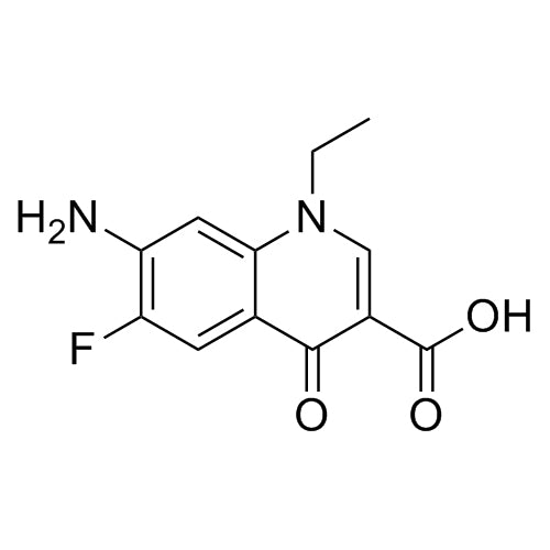 7-amino-1-ethyl-6-fluoro-4-oxo-1,4-dihydroquinoline-3-carboxylic acid