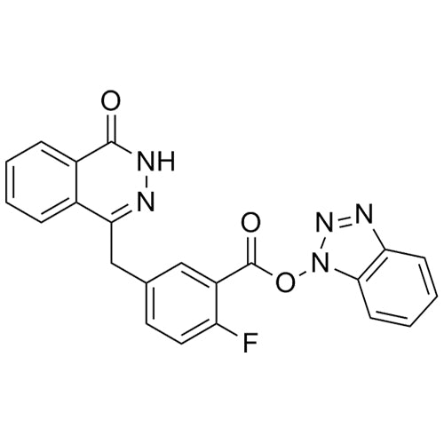 1H-benzo[d][1,2,3]triazol-1-yl 2-fluoro-5-((4-oxo-3,4-dihydrophthalazin-1-yl)methyl)benzoate