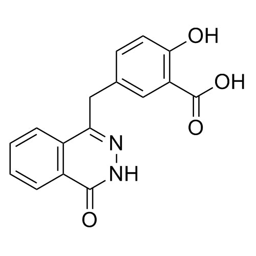 2-hydroxy-5-((4-oxo-3,4-dihydrophthalazin-1-yl)methyl)benzoic acid