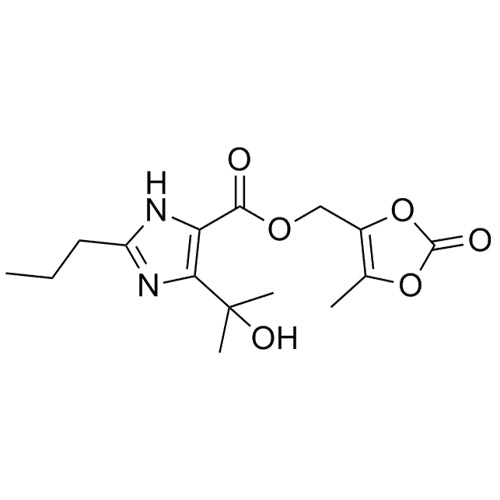 (5-methyl-2-oxo-1,3-dioxol-4-yl)methyl 4-(2-hydroxypropan-2-yl)-2-propyl-1H-imidazole-5-carboxylate