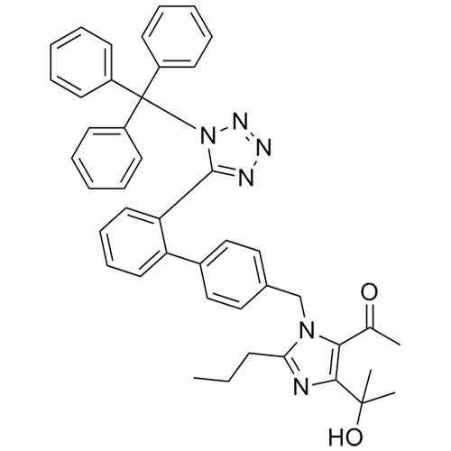 1-(4-(2-hydroxypropan-2-yl)-2-propyl-1-((2'-(1-trityl-1H-tetrazol-5-yl)-[1,1'-biphenyl]-4-yl)methyl)-1H-imidazol-5-yl)ethanone