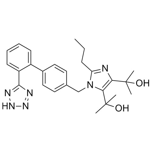 2,2'-(1-((2'-(2H-tetrazol-5-yl)-[1,1'-biphenyl]-4-yl)methyl)-2-propyl-1H-imidazole-4,5-diyl)bis(propan-2-ol)