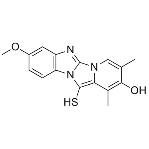 12-mercapto-8-methoxy-1,3-dimethylbenzo[4',5']imidazo[2',1':2,3]imidazo[1,5-a]pyridin-2-ol