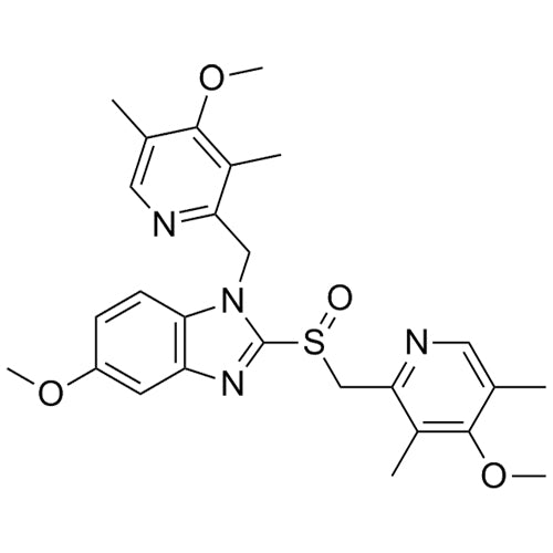 5-methoxy-1-((4-methoxy-3,5-dimethylpyridin-2-yl)methyl)-2-(((4-methoxy-3,5-dimethylpyridin-2-yl)methyl)sulfinyl)-1H-benzo[d]imidazole