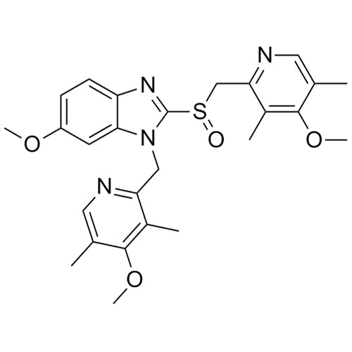 6-methoxy-1-((4-methoxy-3,5-dimethylpyridin-2-yl)methyl)-2-(((4-methoxy-3,5-dimethylpyridin-2-yl)methyl)sulfinyl)-1H-benzo[d]imidazole
