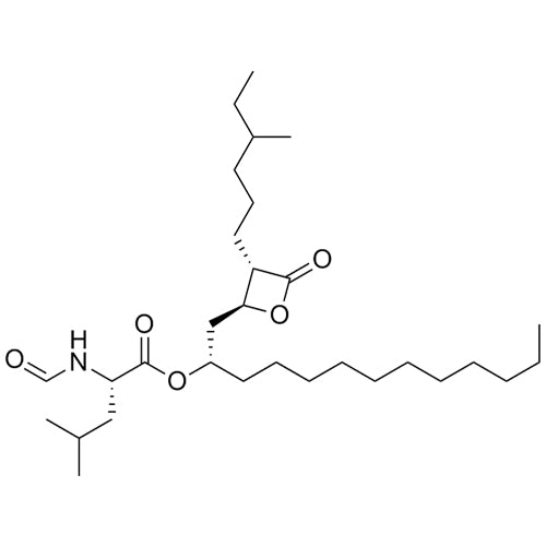 (2S)-(2S)-1-((2S,3S)-3-(4-methylhexyl)-4-oxooxetan-2-yl)tridecan-2-yl 2-formamido-4-methylpentanoate