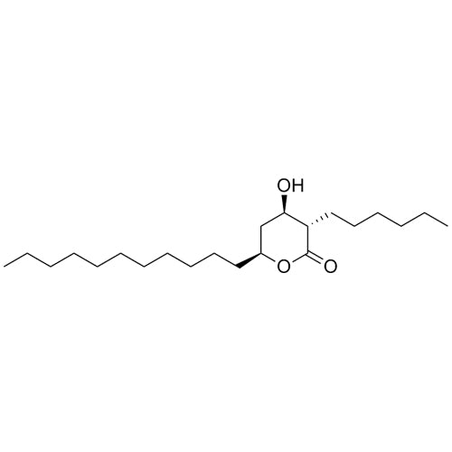 (3S,4R,6S)-3-hexyl-4-hydroxy-6-undecyltetrahydro-2H-pyran-2-one