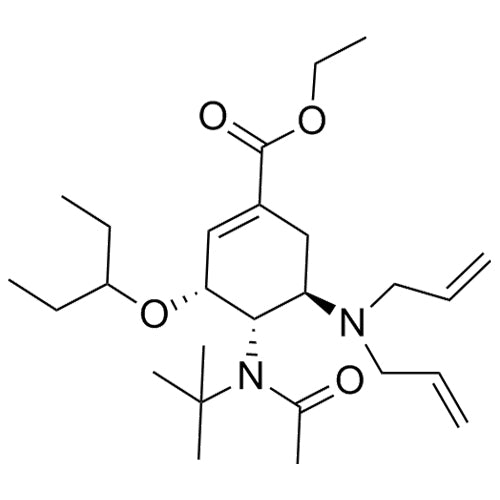 (3R,4S,5R)-ethyl 4-(N-(tert-butyl)acetamido)-5-(diallylamino)-3-(pentan-3-yloxy)cyclohex-1-enecarboxylate
