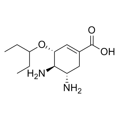 (3R,4R,5S)-4,5-diamino-3-(pentan-3-yloxy)cyclohex-1-enecarboxylic acid