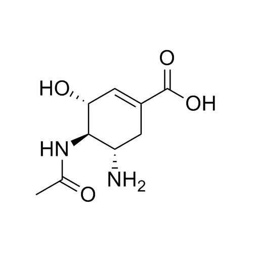 (3R,4R,5S)-4-acetamido-5-amino-3-hydroxycyclohex-1-enecarboxylic acid