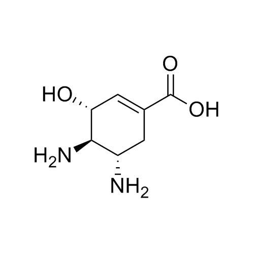 (3R,4R,5S)-4,5-diamino-3-hydroxycyclohex-1-enecarboxylic acid