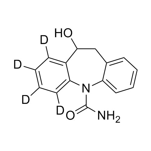 10,11-Dihydro-10-Hydroxy Carbamazepine-d4 (rac-Licarbazepine-d4)