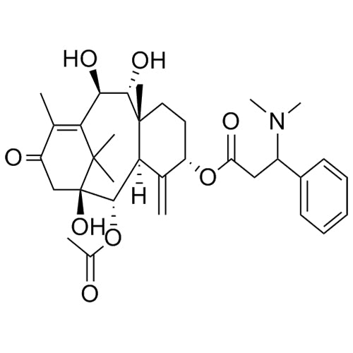(3S,4aR,5S,6S,11R,12R,12aR)-5-acetoxy-6,11,12-trihydroxy-9,12a,13,13-tetramethyl-4-methylene-8-oxo-1,2,3,4,4a,5,6,7,8,11,12,12a-dodecahydro-6,10-methanobenzo[10]annulen-3-yl 3-(dimethylamino)-3-phenylpropanoate