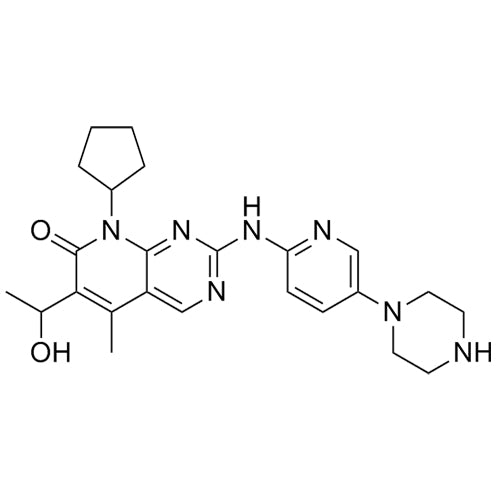 8-cyclopentyl-6-(1-hydroxyethyl)-5-methyl-2-((5-(piperazin-1-yl)pyridin-2-yl)amino)pyrido[2,3-d]pyrimidin-7(8H)-one