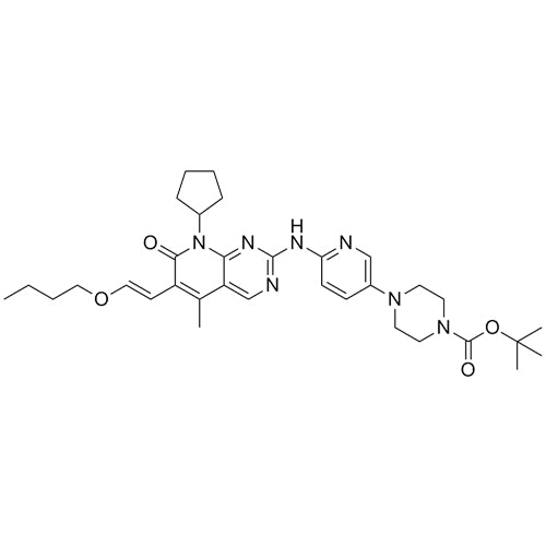 (E)-tert-butyl 4-(6-((6-(2-butoxyvinyl)-8-cyclopentyl-5-methyl-7-oxo-7,8-dihydropyrido[2,3-d]pyrimidin-2-yl)amino)pyridin-3-yl)piperazine-1-carboxylate