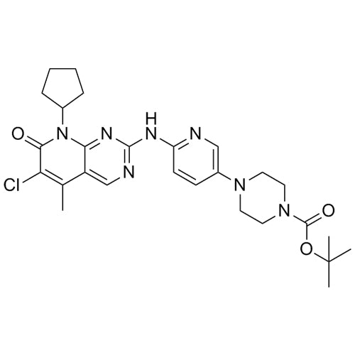 tert-butyl 4-(6-((6-chloro-8-cyclopentyl-5-methyl-7-oxo-7,8-dihydropyrido[2,3-d]pyrimidin-2-yl)amino)pyridin-3-yl)piperazine-1-carboxylate