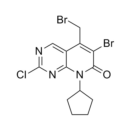 6-bromo-5-(bromomethyl)-2-chloro-8-cyclopentylpyrido[2,3-d]pyrimidin-7(8H)-one