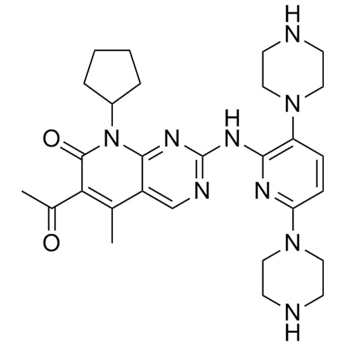 6-acetyl-8-cyclopentyl-2-((3,6-di(piperazin-1-yl)pyridin-2-yl)amino)-5-methylpyrido[2,3-d]pyrimidin-7(8H)-one
