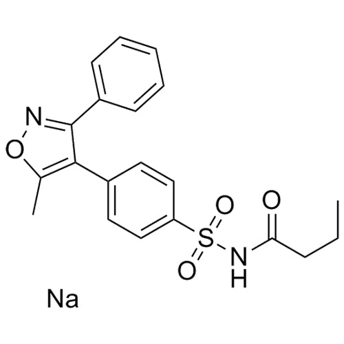 N-((4-(5-methyl-3-phenylisoxazol-4-yl)phenyl)sulfonyl)butyramide, sodium salt