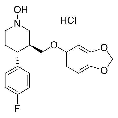 (3S,4R)-3-((benzo[d][1,3]dioxol-5-yloxy)methyl)-4-(4-fluorophenyl)piperidin-1-ol hydrochloride
