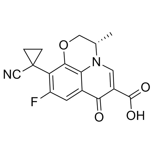 (S)-10-(1-cyanocyclopropyl)-9-fluoro-3-methyl-7-oxo-3,7-dihydro-2H-[1,4]oxazino[2,3,4-ij]quinoline-6-carboxylic acid
