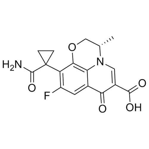 (S)-10-(1-carbamoylcyclopropyl)-9-fluoro-3-methyl-7-oxo-3,7-dihydro-2H-[1,4]oxazino[2,3,4-ij]quinoline-6-carboxylic acid