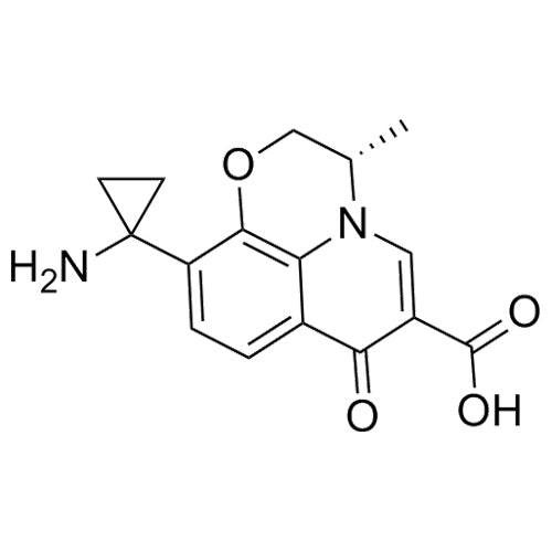 (S)-10-(1-aminocyclopropyl)-3-methyl-7-oxo-3,7-dihydro-2H-[1,4]oxazino[2,3,4-ij]quinoline-6-carboxylic acid