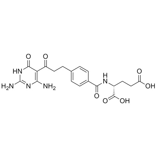 (R)-2-(4-(3-(2,4-diamino-6-oxo-1,6-dihydropyrimidin-5-yl)-3-oxopropyl)benzamido)pentanedioic acid