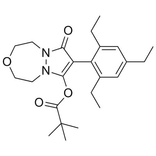 9-oxo-8-(2,4,6-triethylphenyl)-2,4,5,9-tetrahydro-1H-pyrazolo[1,2-d][1,4,5]oxadiazepin-7-yl pivalate
