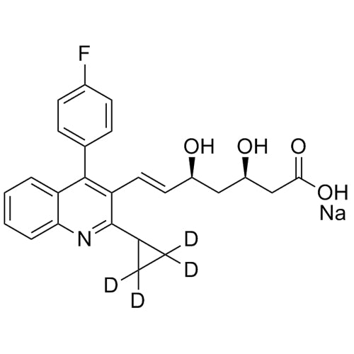 Pitavastatin-d4 Sodium Salt