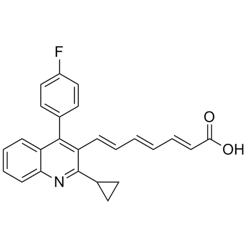 (2E,4E,6E)-7-(2-cyclopropyl-4-(4-fluorophenyl)quinolin-3-yl)hepta-2,4,6-trienoic acid