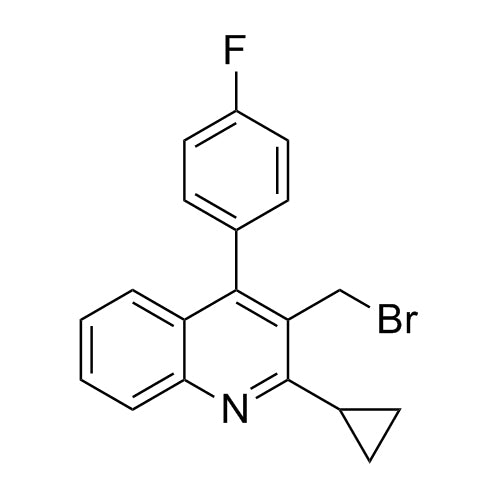 3-(bromomethyl)-2-cyclopropyl-4-(4-fluorophenyl)quinoline