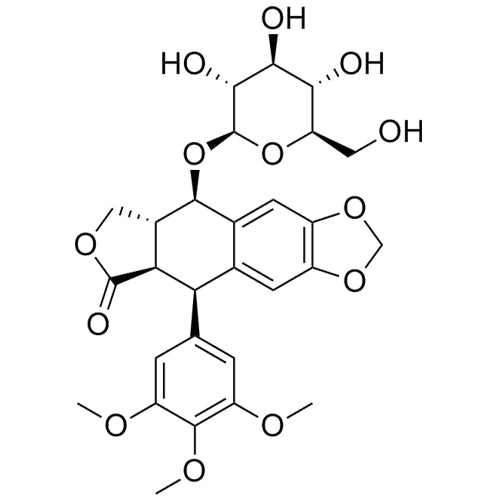 (5R,5aR,8aR,9R)-9-(((2R,3R,4S,5S,6R)-3,4,5-trihydroxy-6-(hydroxymethyl)tetrahydro-2H-pyran-2-yl)oxy)-5-(3,4,5-trimethoxyphenyl)-5,5a,8a,9-tetrahydrofuro[3',4':6,7]naphtho[2,3-d][1,3]dioxol-6(8H)-one