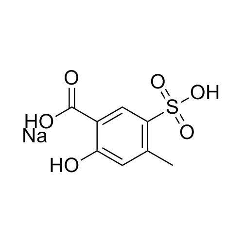 2-hydroxy-4-methyl-5-sulfobenzoic acid, sodium salt