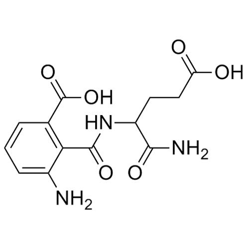3-amino-2-((1-amino-4-carboxy-1-oxobutan-2-yl)carbamoyl)benzoic acid
