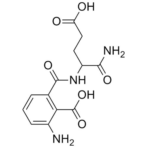 2-amino-6-((1-amino-4-carboxy-1-oxobutan-2-yl)carbamoyl)benzoic acid