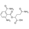 5-amino-2-((2-amino-6-carbamoylbenzoyl)oxy)-5-oxopentanoic acid