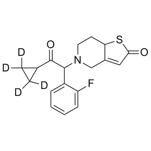 Prasugrel-d4 Metabolite (R-95913, Mixture of Diastereomers)
