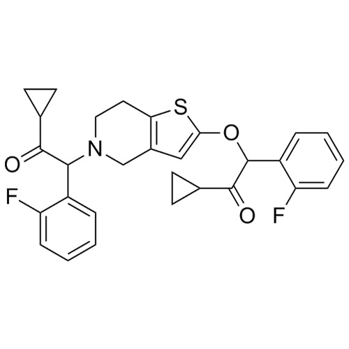1-cyclopropyl-2-(2-(2-cyclopropyl-1-(2-fluorophenyl)-2-oxoethoxy)-6,7-dihydrothieno[3,2-c]pyridin-5(4H)-yl)-2-(2-fluorophenyl)ethanone