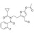 5-(2-(N-(cyclopropanecarbonyl)-2-fluorobenzamido)ethyl)-4-formylthiophen-2-yl acetate