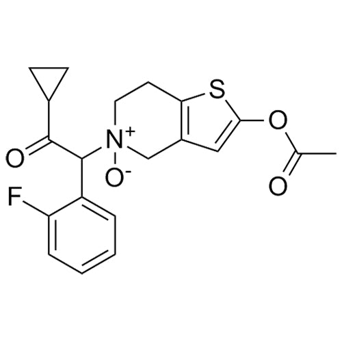 2-acetoxy-5-(2-cyclopropyl-1-(2-fluorophenyl)-2-oxoethyl)-4,5,6,7-tetrahydrothieno[3,2-c]pyridine 5-oxide